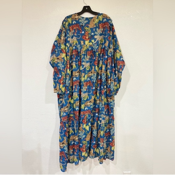 NWT Printfresh Day Tripper Feline Fatale Long Sleeve Maxi Dress Women’s Size 3X - Picture 5 of 6